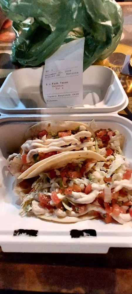 2 Halibut Fish Tacos