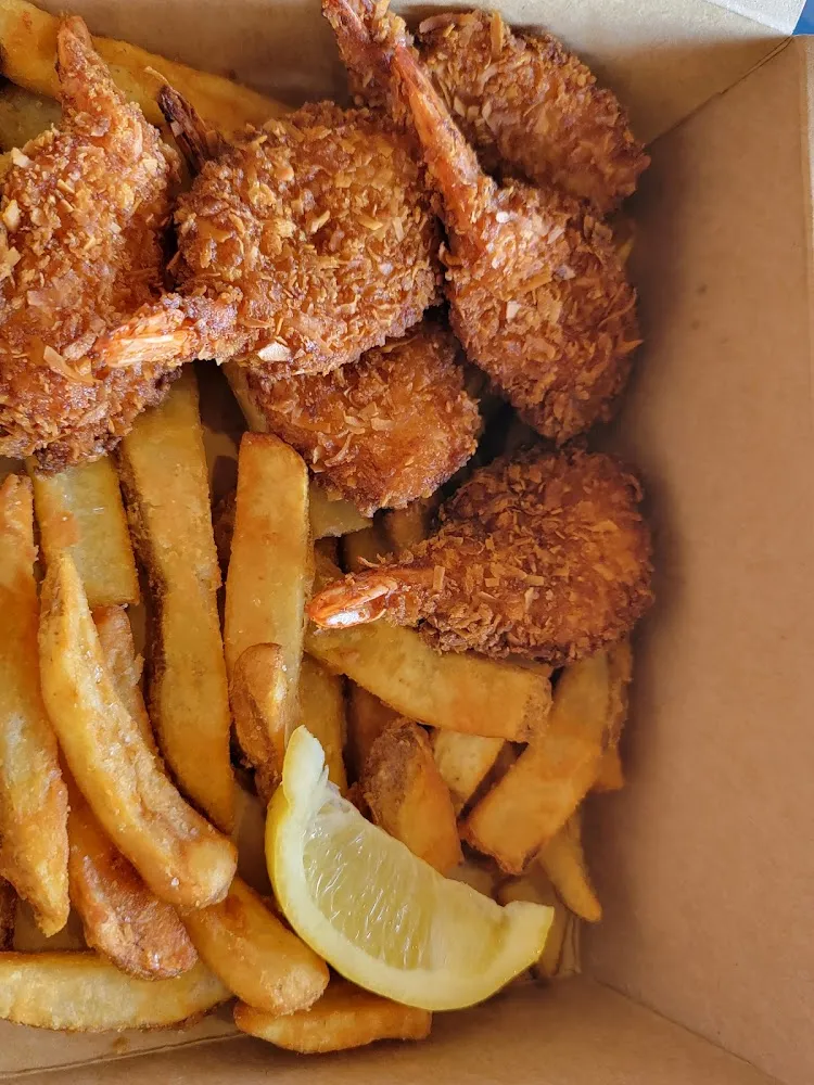 Coconut Shirmp and Chips