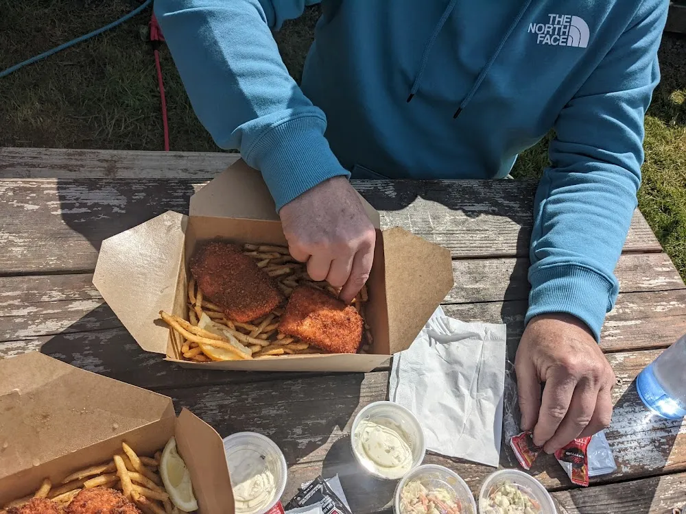 Salmon Fish and Chips